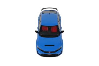HONDA CIVIC TYPE R RACING/BOOST BLUE PEARL 2022 OttO mobile 1:18 Resinemodell (Türen, Motorhaube... nicht zu öffnen!)
